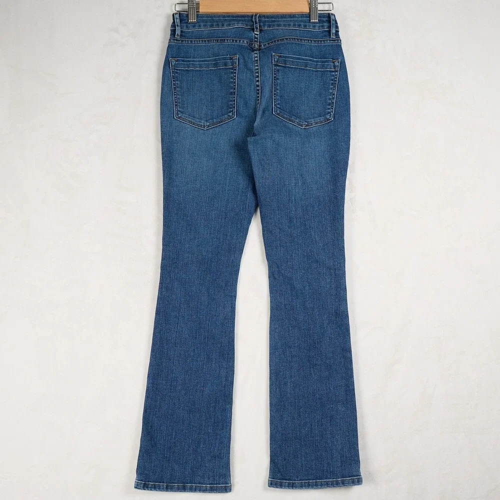 Ann Mashburn Womens Straight Leg Jeans Medium Wash Denim Size 26 AMTCL061924-BSR - Picture 2 of 10